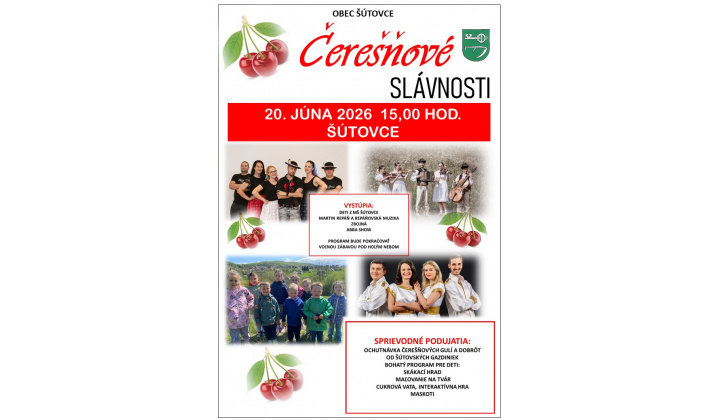 Čerešňové slávnosti 2026
