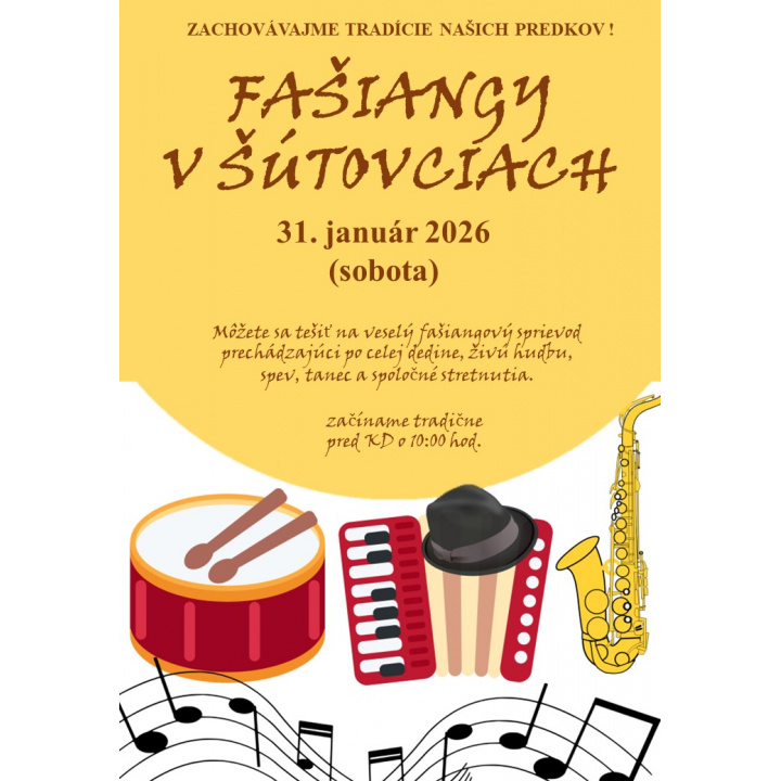 FAŠIANGY V ŠÚTOVCIACH