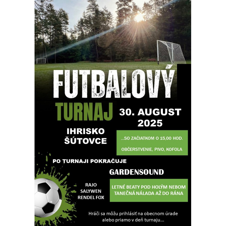 Futbalový turnaj 2025