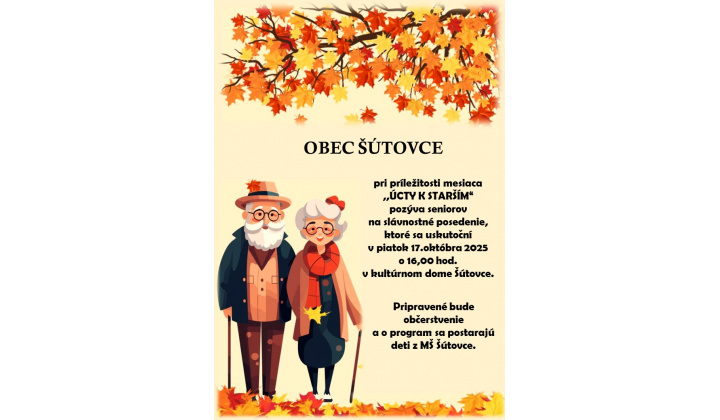 MESIAC ÚCTY K STARŠÍM