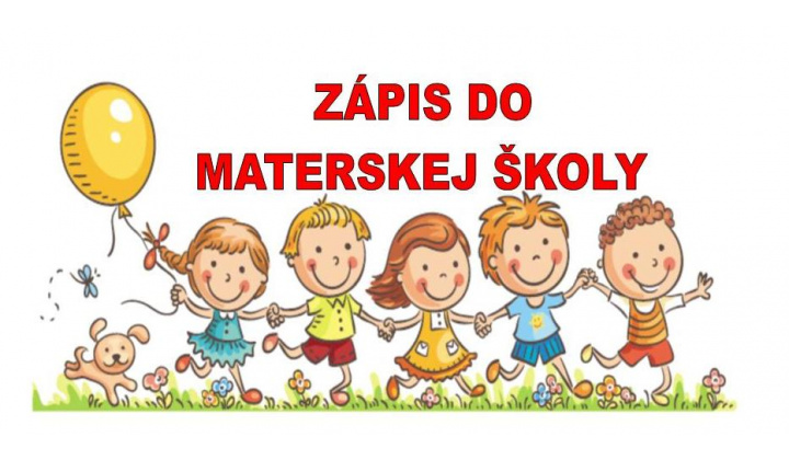 Zápis detí do Materskej školy Šútovce na školský rok 2024/2025 